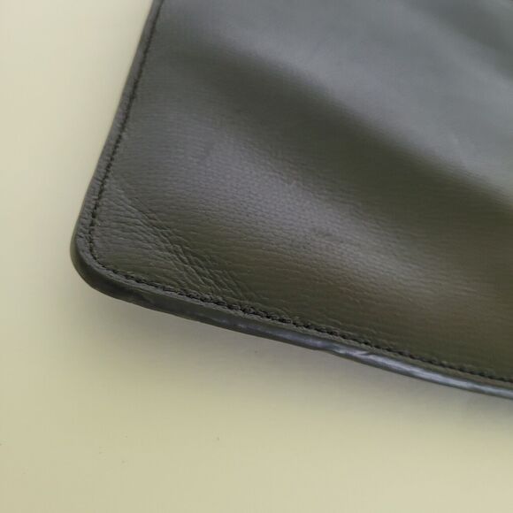 Kate Spade Laptop Sleeve Spencer Case Black Leather Padded Computer Pouch - Picture 10 of 11